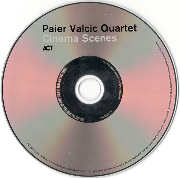 Paier Valcic Quartet : Cinema Scenes (CD, Album, Dig)