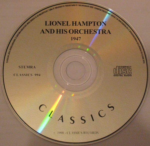 Lionel Hampton And His Orchestra : 1947 (CD, Comp)