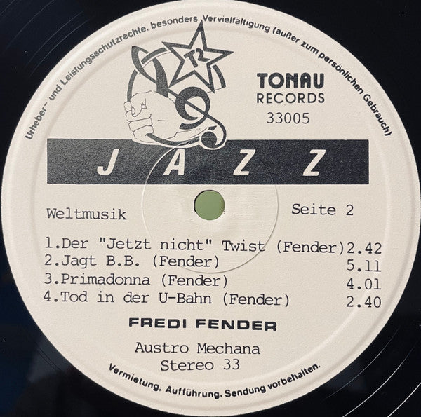 Fredi Fender : Jazz (LP, MiniAlbum)