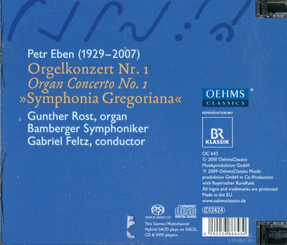 Petr Eben : Konzert für Orgel und Orchestra Nr. 1 "Symphonia Gregoriana" (SACD, Hybrid, Multichannel)