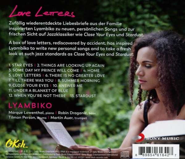Lyambiko : Love Letters (CD, Album)