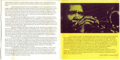 The Clifford Thornton New Art Ensemble : Freedom & Unity (CD, Album, RE)