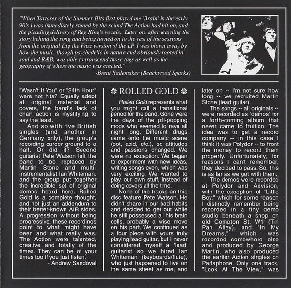 The Action : Rolled Gold (CD, Comp, RE, RM)