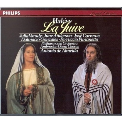 Jacques Fromental Halévy, José Carreras, Iulia Várady, Dalmacio Gonzalez, June Anderson, Ferruccio Furlanetto, René Massis, René Schirrer, The Ambrosian Opera Chorus, Antonio De Almeida : La Juive (3xLP)