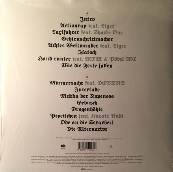 MC Bomber : Gebüsch (LP, Album + CD, Album)