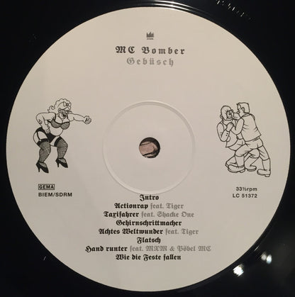 MC Bomber : Gebüsch (LP, Album + CD, Album)