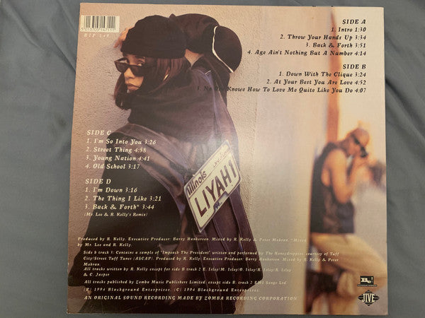 Aaliyah : Age Ain't Nothing But A Number (2xLP, Album)