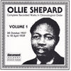 Ollie Shepard : Complete Recorded Works In Chronological Order Volume 1 (28 October 1937 To 18 April 1939) (CD, Comp)