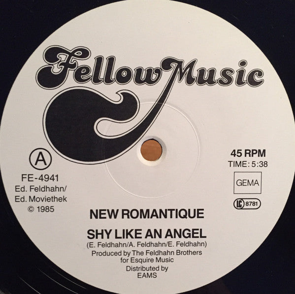 New Romantique : Shy Like An Angel (12", Maxi)
