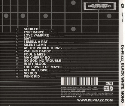 De-Phazz : Black White Mono (CD, Album)