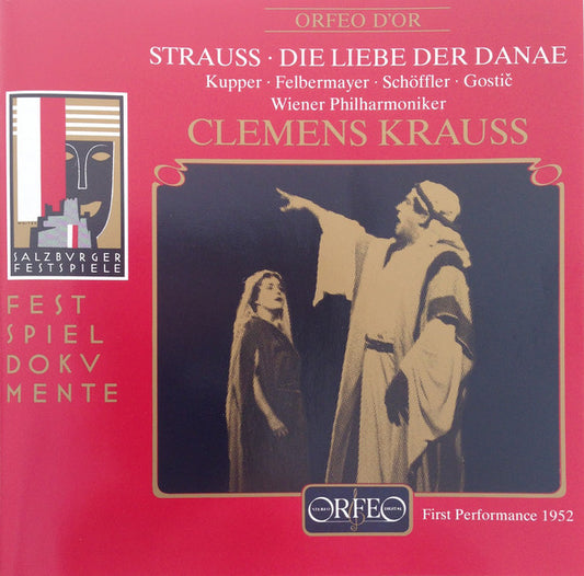 Richard Strauss - Annelies Kupper, Anny Felbermayer, Paul Schöffler, Josip Gostić, Wiener Philharmoniker, Clemens Krauss : Die Liebe Der Danae (3xCD, Album, Mono, RM)