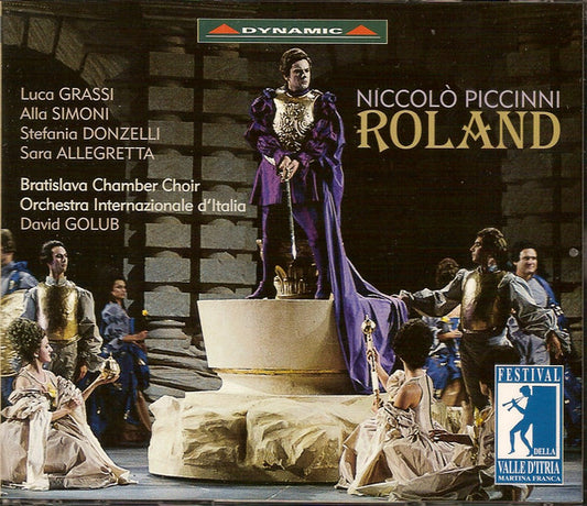 Niccolò Piccinni, Luca Grassi, Alla Simoni, Stefania Donzelli, Sara Allegretta, Bratislava Chamber Choir*, Orchestra Internazionale d'Italia, David Golub : Roland (3xCD, Album)