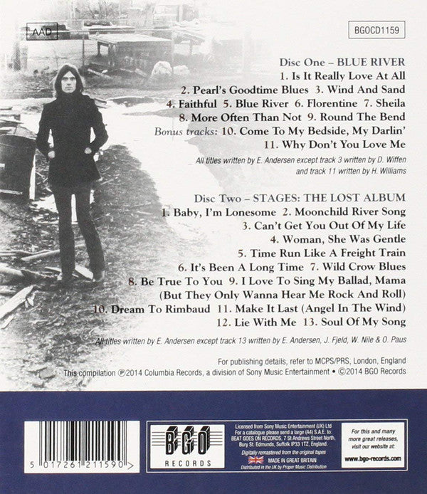 Eric Andersen (2) : Blue River / Stages: The Lost Album (2xCD, Comp, RE)