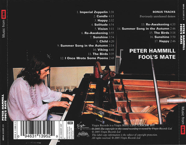 Peter Hammill : Fool's Mate (CD, Album, RE, RM)