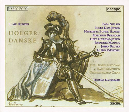 F.L.Æ. Kunzen, Inga Nielsen, Inger Dam Jensen, Henriette Bonde-Hansen, Marianne Rørholm, Gert Henning Jensen, Johannes Mannov, Johan Reuter, Guido Paevatalu, Danmarks Radios Symfoniorkester And Radiokoret, Thomas Dausgaard : Holger Danske (2xCD, Album)