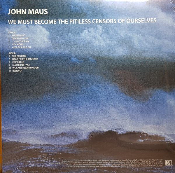 John Maus : We Must Become The Pitiless Censors Of Ourselves (LP, Album, RE, Yel)