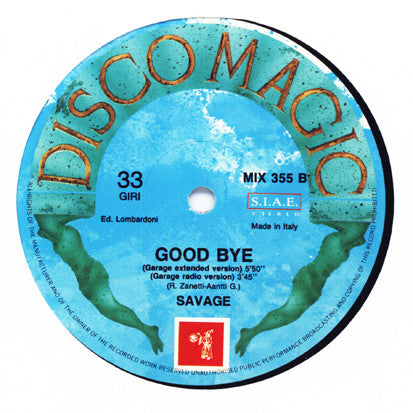 Savage : Good-Bye (12")