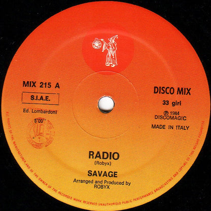 Savage : Radio / A Love Again (12")