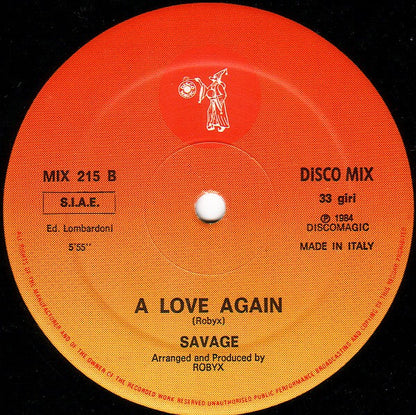 Savage : Radio / A Love Again (12")