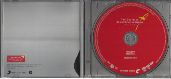 Ludwig van Beethoven, Paavo Järvi, Deutsche Kammerphilharmonie Bremen : Symphony No 9 (SACD, Hybrid, Multichannel)