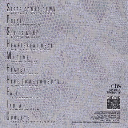 The Psychedelic Furs : Crucial Music: The Psychedelic Furs Collection (CD, Comp)