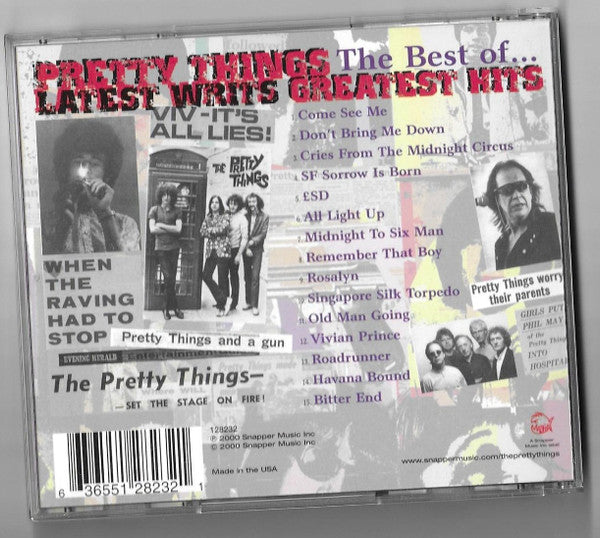 The Pretty Things : Latest Writs The Best Of... Greatest Hits (CD, Comp)