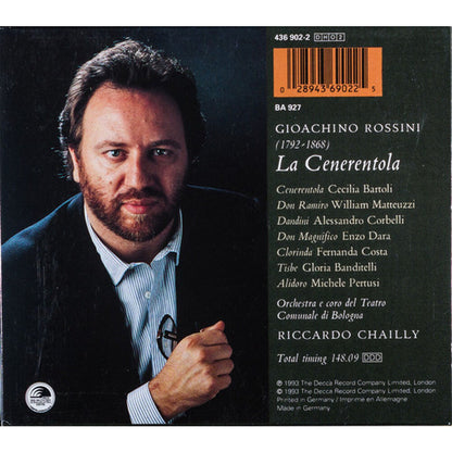 Gioacchino Rossini - Cecilia Bartoli ∙ Enzo Dara ∙ William Matteuzzi ∙ Alessandro Corbelli ∙ Michele Pertusi ∙ Orchestra Del Teatro Comunale Di Bologna E Coro del Teatro Comunale di Bologna, Riccardo Chailly : La Cenerentola (2xCD, Album + Box, Sli)