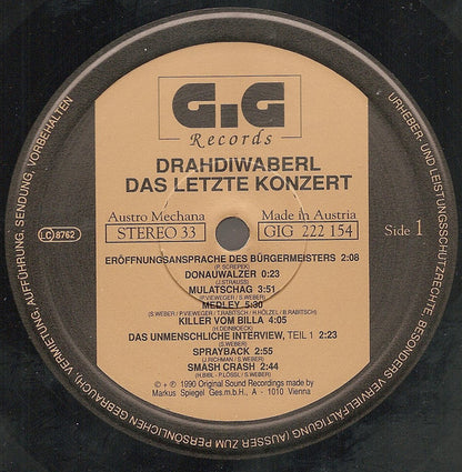 Drahdiwaberl : Reif Für Den Pepi (Das Letzte Konzert) (LP)
