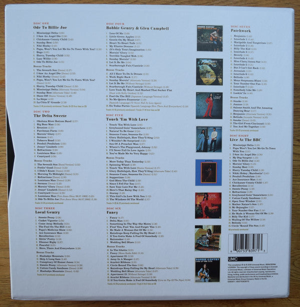 Bobbie Gentry : The Girl From Chickasaw County (The Complete Capitol Masters) (8xCD, Comp, RM + Box)