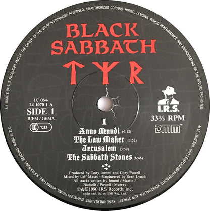 Black Sabbath : Tyr (LP, Album)