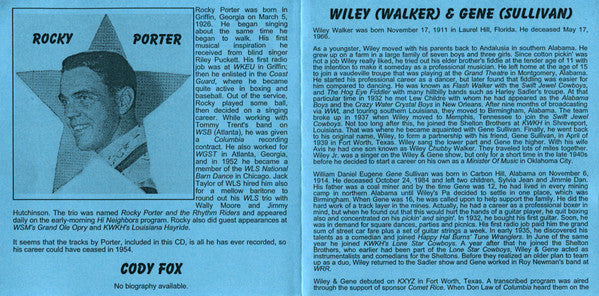 Various : The Golden Age Of Country Music (CD, Comp, Mono)