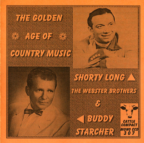 Various : The Golden Age Of Country Music (CD, Comp, Mono)