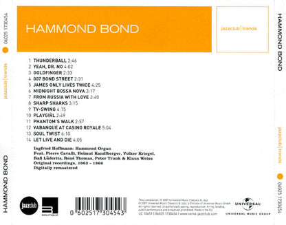 Ingfried Hoffmann : Hammond Bond (CD, Comp, RM)