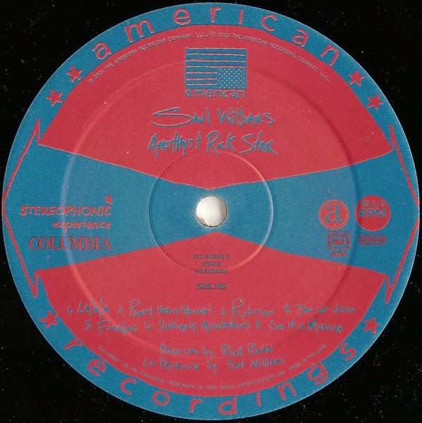 Saul Williams : Amethyst Rock Star (LP, Album)