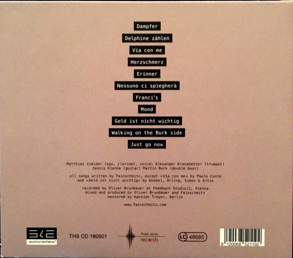 Fainschmitz : Fainschmitz Begins (CD, Album)