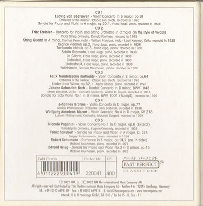 Fritz Kreisler : Hall Of Fame — Fritz Kreisler (5xCD, Comp + Box)