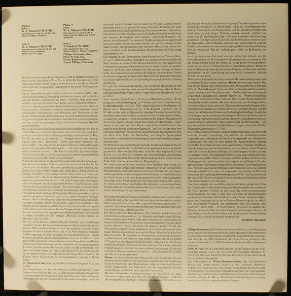 Wiener Kammerorchester, Philippe Entremont, Pierre W. Feit : Wiener Konzert, Musik auf Villa Hügel (2xLP + Box)