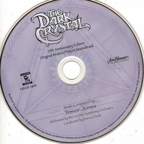 Trevor Jones : The Dark Crystal (Original Motion Picture Soundtrack) (CD, Album, RE, RM, 25t)