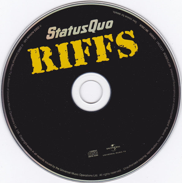 Status Quo : Riffs (CD, Album)