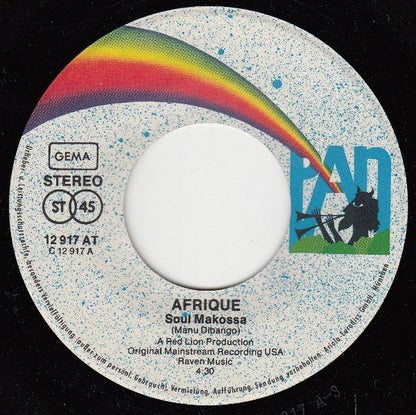 Afrique : Soul Makossa (7", Single)