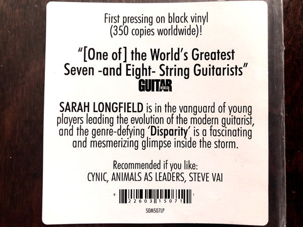 Sarah Longfield : Disparity (LP, Album, Ltd)