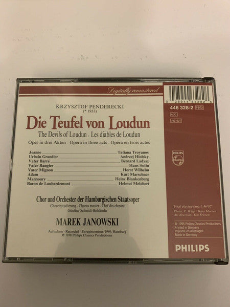 Krzysztof Penderecki : Penderecki - Die Teufel von Loudun - Janowski (2xCD, RE, RM)