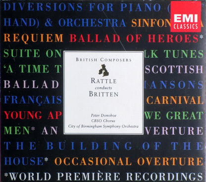 Sir Simon Rattle Conducts Benjamin Britten : Rattle Conducts Britten (2xCD, Comp)