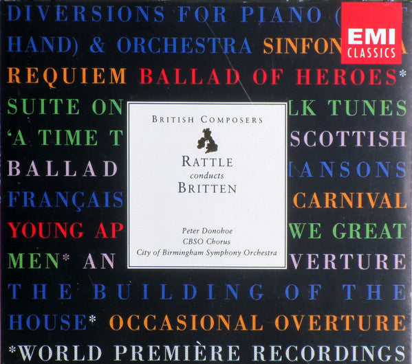 Sir Simon Rattle Conducts Benjamin Britten : Rattle Conducts Britten (2xCD, Comp)