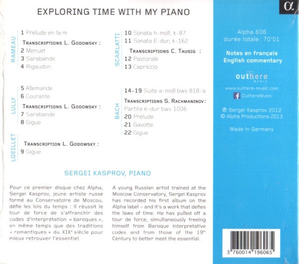 Sergei Kasprov : Exploring Time With My Piano (CD, Album)