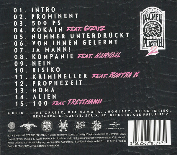 Bonez MC & Raf Camora : Palmen Aus Plastik 2 (CD, Album)