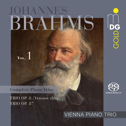Brahms*, Vienna Piano Trio : Complete Piano Trios Vol. 1 (SACD, Hybrid, Multichannel)