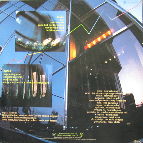 Rick Wakeman : Cost Of Living (LP, Album)