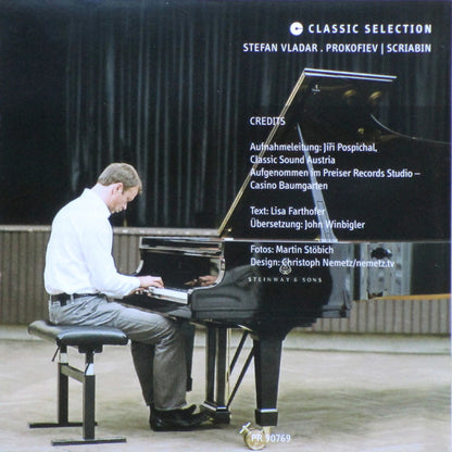 Sergei Prokofiev | Alexander Scriabine / Stefan Vladar : Prokofiev/Scriabin Klaviermusik (CD, Album, Dig)