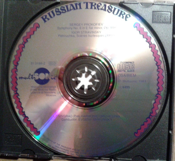Leningrad Philharmonic Orchestra, Evgeny Mravinsky : Russian Treasure (CD)